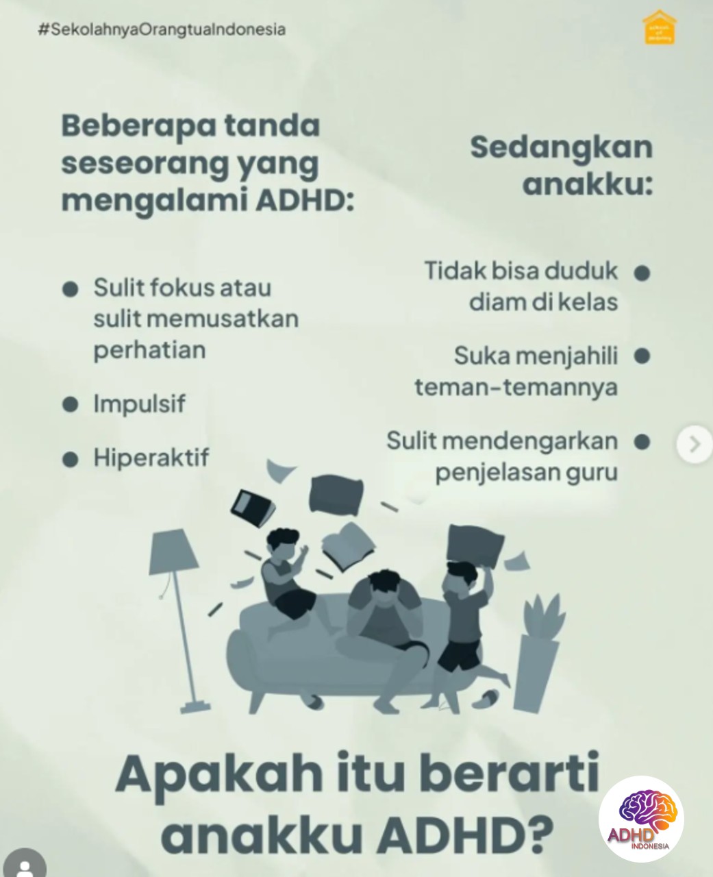 Ciri dan Gejala ADHD pada Anak Usia Dini di Kabupaten Sarolangun