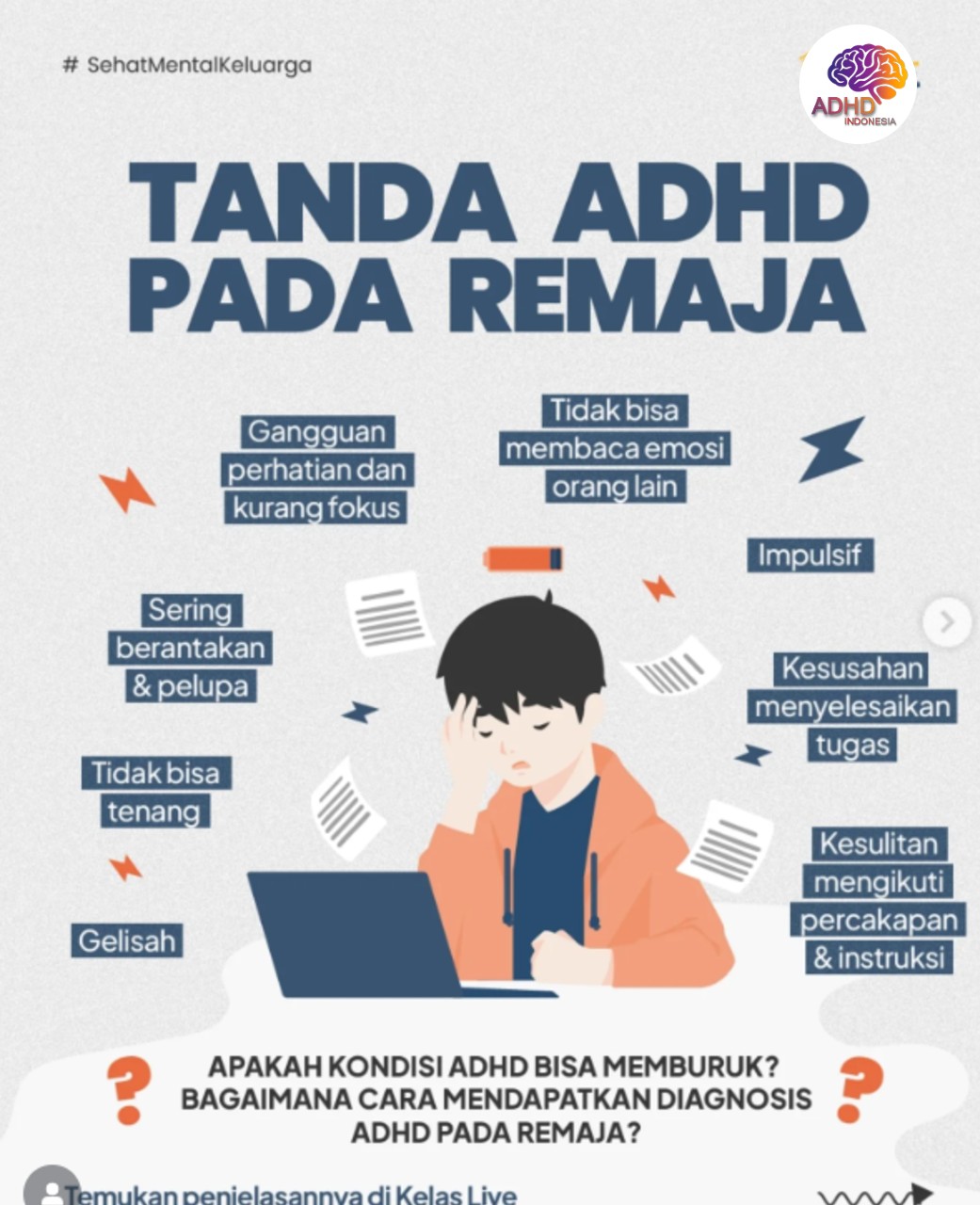 Screening ADHD Non-Diagnostik: Edukasi Awal bagi Orang Tua di Kabupaten Sarolangun