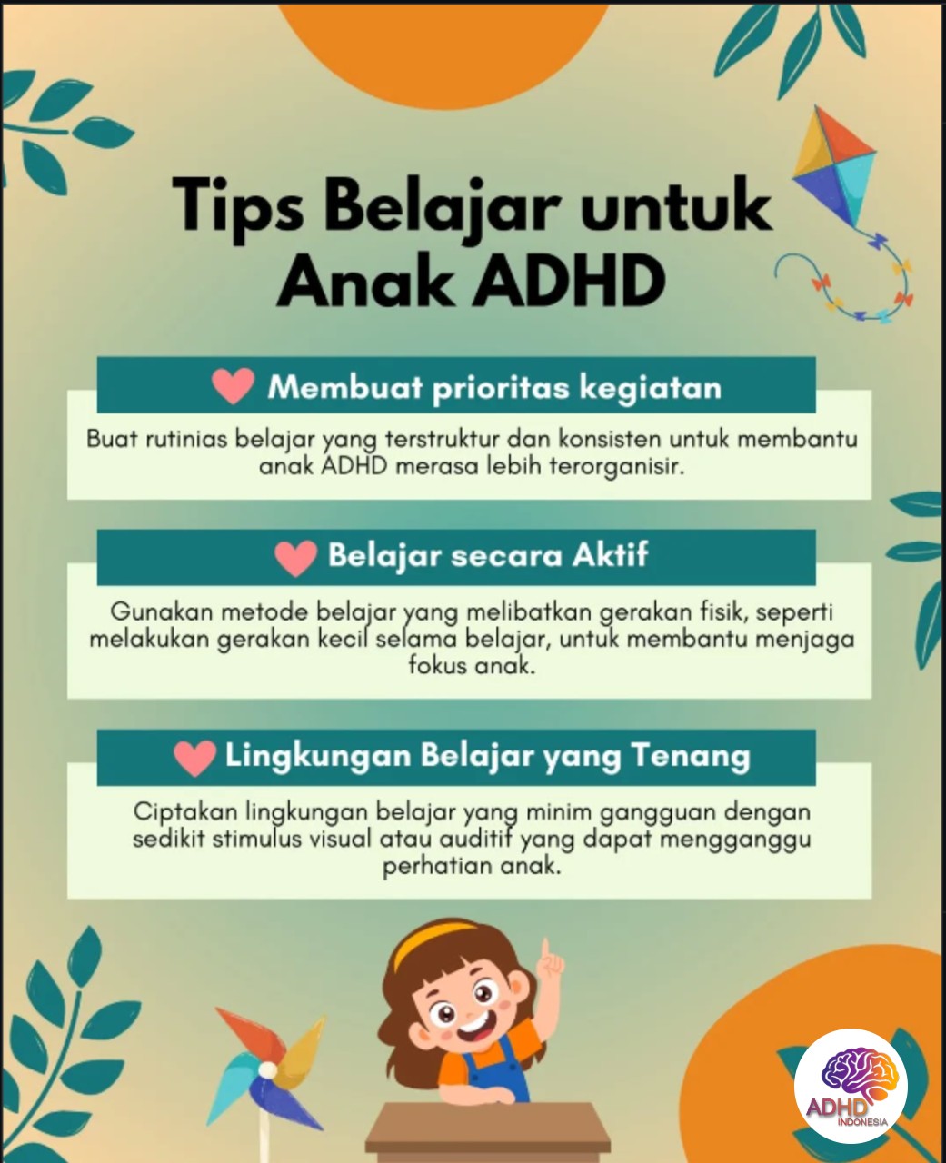 Strategi Belajar yang Cocok untuk Anak ADHD di Kabupaten Sarolangun